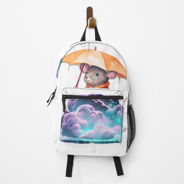 Item preview, Whimsical Cloud Raining Mouse with Tent designed and sold by GAGO5.