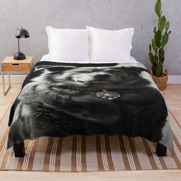 Item preview, Monochrome Dog Elegance designed and sold by Enchanting Art Vista.