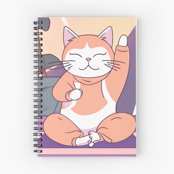 Item preview, Kitty Yoga Pose - "Meowmaste" designed and sold by petsfromweb.