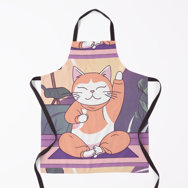 Item preview, Kitty Yoga Pose - "Meowmaste" designed and sold by petsfromweb.