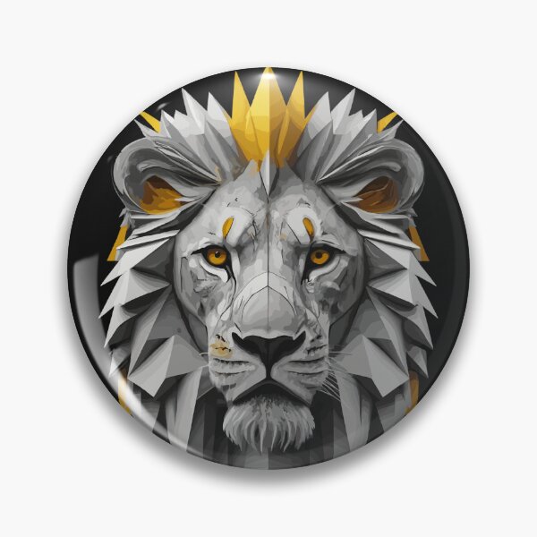 Item preview, Lion / Pixelated The King of The Jungle Art 2 designed and sold by Psycho-Crazy.