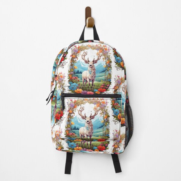 Item preview, Floral Deer designed and sold by ArtTechSphere.