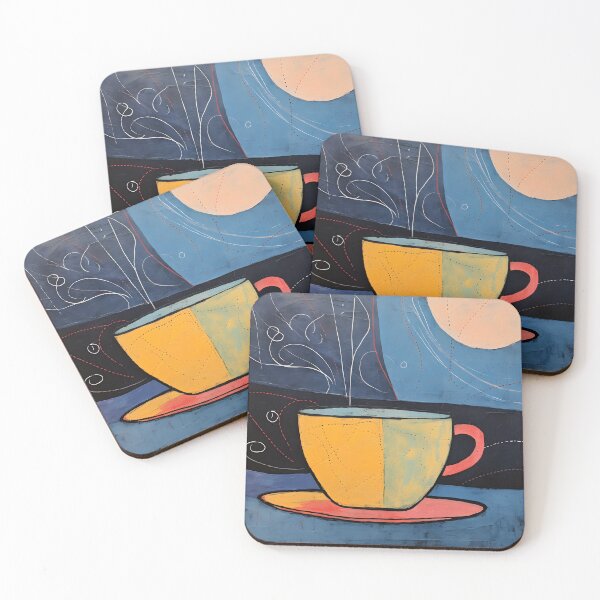 Item preview, Elegance in Every Coffee Sip- Minimalist Abstraction Meets American Modernism designed and sold by OlfactoART Studio.