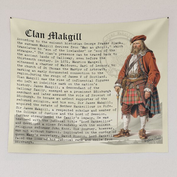 Item preview, Makgill Scottish Clan History  designed and sold by BagTown Clans.
