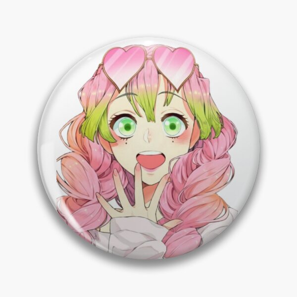 Popular noddiart Mitsuri Demon Slayer pin and print