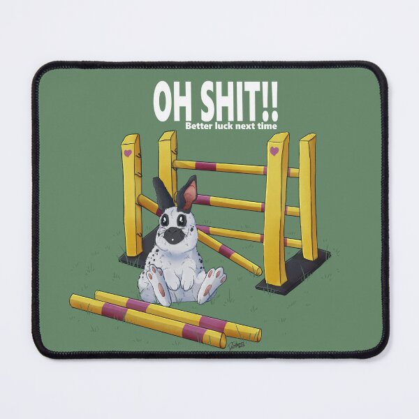 Item preview, Bunny failed to jump (english text) designed and sold by dinosaphira99.