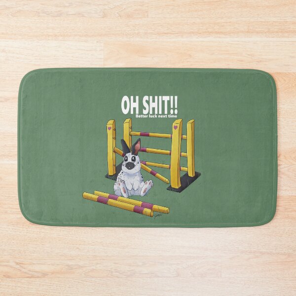Item preview, Bunny failed to jump (english text) designed and sold by dinosaphira99.