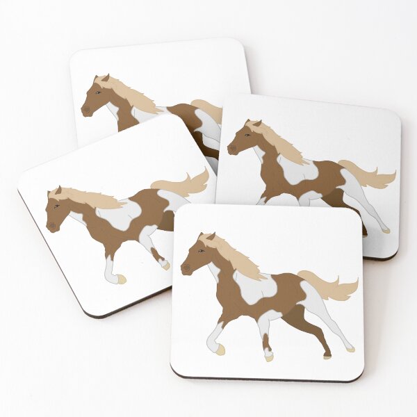 Item preview, Cantering Paint Horse Pony Quarter Horse Left designed and sold by Abby Art Studio.