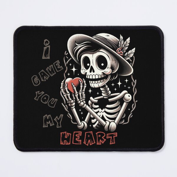 Item preview, I Gave You My Heart, Romantic, Goth Skeleton, Cute designed and sold by shypixels.