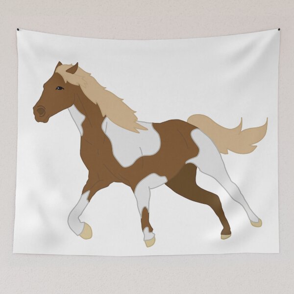 Item preview, Cantering Paint Horse Pony Quarter Horse Left designed and sold by Abby Art Studio.
