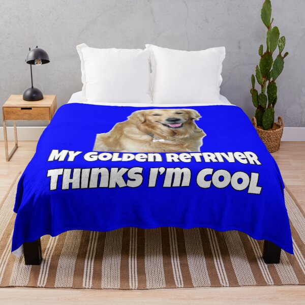 Item preview, Golden Retriever Dog Pet Owner My Golden Retriever Thinks I'm Cool designed and sold by fantasticdesign.