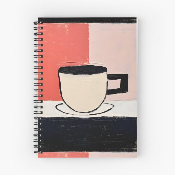 Item preview, Sipping Serenity- Uncluttered Coffee Tranquility in Minimalist Tones designed and sold by OlfactoART Studio.