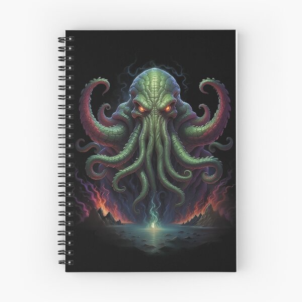 Item preview, Cthulhu on a fantasy background. designed and sold by BajanTees.