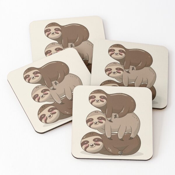 Item preview, Sloth Stack Sticker, Beautiful Sloth Stack Art Sticker, Sloths Art, Sloth Stack Pullover Meme designed and sold by Footy Frenzy.