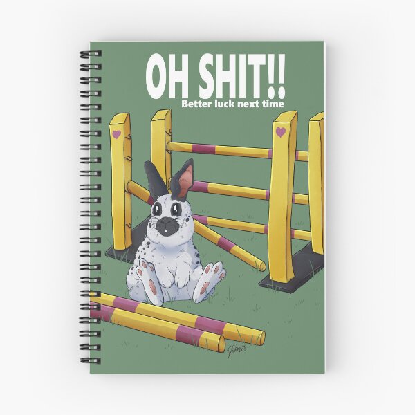 Item preview, Bunny failed to jump (english text) designed and sold by dinosaphira99.