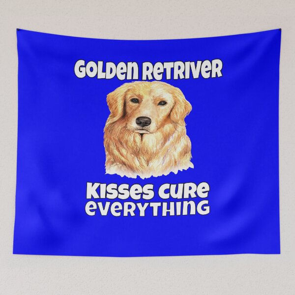 Item preview, Golden Retriever Dog Pet Owner Golden Retriever Kisses Cure Everything. designed and sold by fantasticdesign.