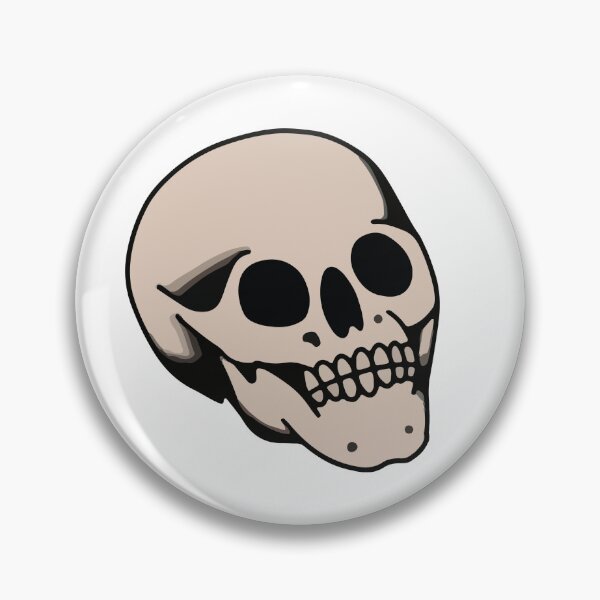 Item preview, traditional skull tattoo designed and sold by JohnLunardeli.