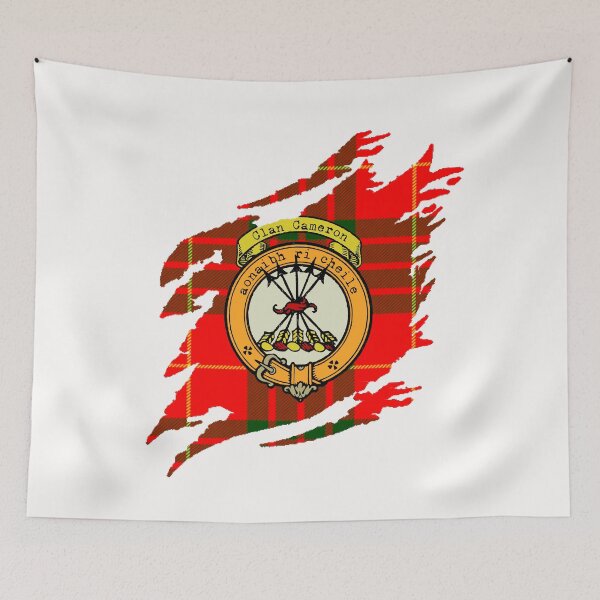 Item preview, Cameron Clan Crest Scottish Surname Tartan designed and sold by BagTown Clans.