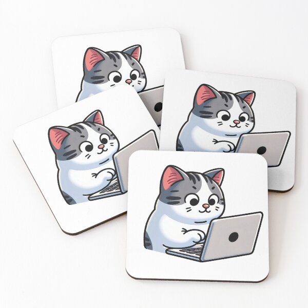 Item preview, Cat on a Laptop designed and sold by DetourShirts.