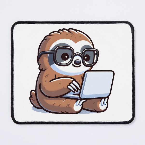 Item preview, Sloth on a Laptop designed and sold by DetourShirts.