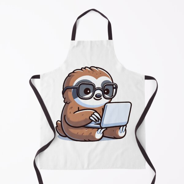 Item preview, Sloth on a Laptop designed and sold by DetourShirts.