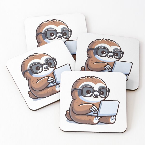 Item preview, Sloth on a Laptop designed and sold by DetourShirts.