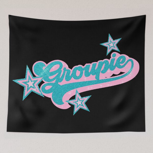 Item preview, Groupie Super Seventies Star Glitter Retro Glam Style designed and sold by BunnyThePainter.