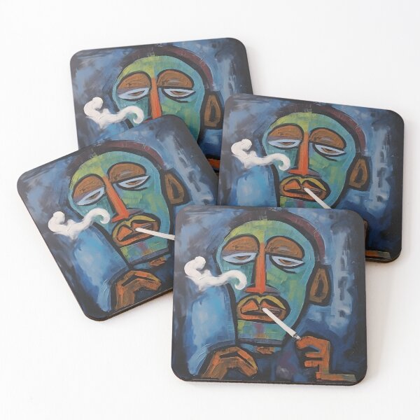 Item preview, Whimsical Tobacco Dreams- A Pastel Exploration of Abstract Harmony designed and sold by OlfactoART Studio.