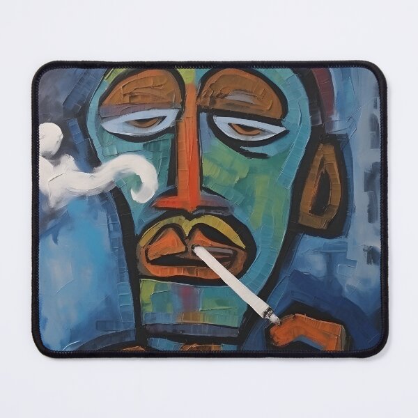 Item preview, Whimsical Tobacco Dreams- A Pastel Exploration of Abstract Harmony designed and sold by OlfactoART Studio.