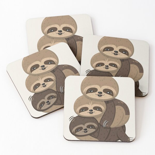 Item preview, Sloth Stack Sticker, Beautiful Sloth Stack Art Sticker, Sloths Art, Sloth Stack Pullover Meme  designed and sold by Footy Frenzy.