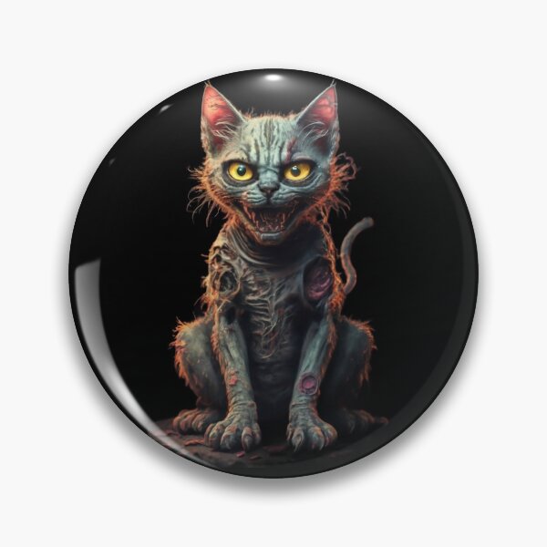 Item preview, Zombie cat designed and sold by FreshArtFusion.