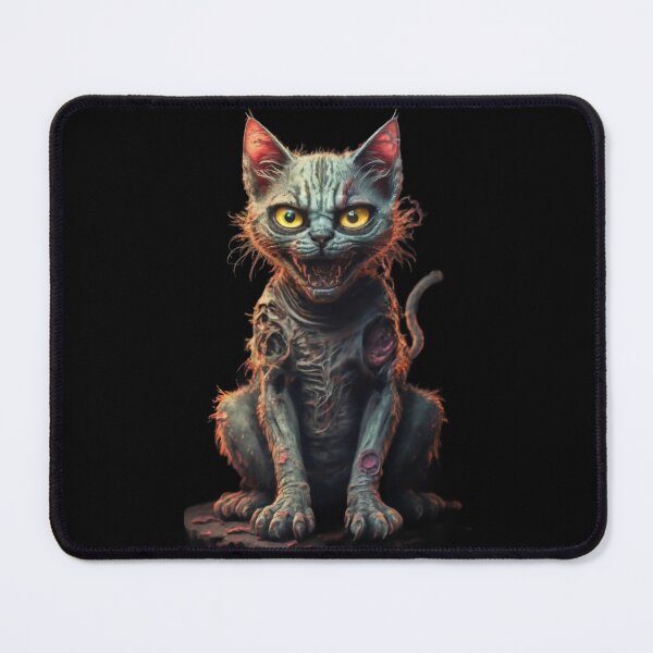 Item preview, Zombie cat designed and sold by FreshArtFusion.