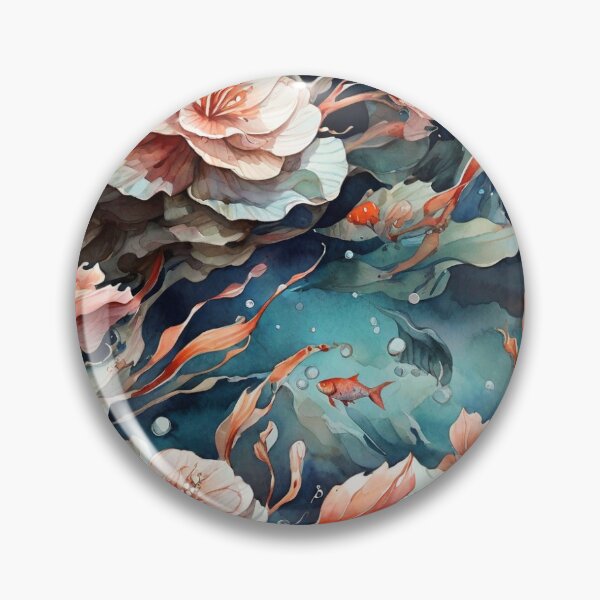 Item preview, Underwater Serenity: Koi Fish Watercolor Delight 3 designed and sold by Honlov.