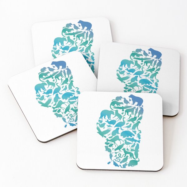 Item preview, Lake Tahoe Creatures - Teal Blue designed and sold by tahoekerri.