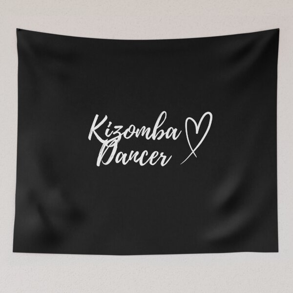 Item preview, White text Kizomba Dancer with Heart | Gift with Love for Kizomba Dancer designed and sold by PakoArtStudio.