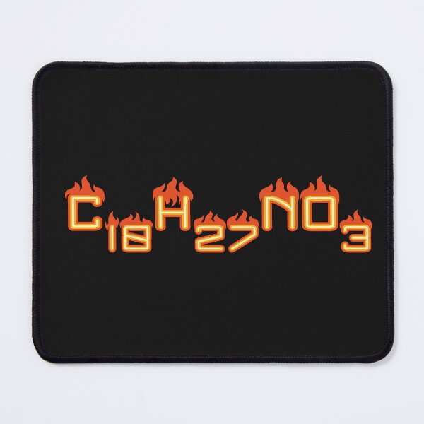 Item preview, Chemical formula of capsaicin designed and sold by LuckyFamily.