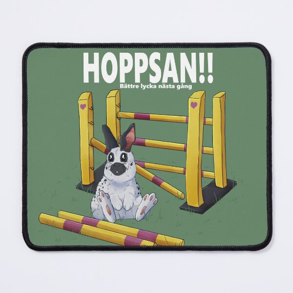 Item preview, Bunny failed to jump (swedish text) designed and sold by dinosaphira99.