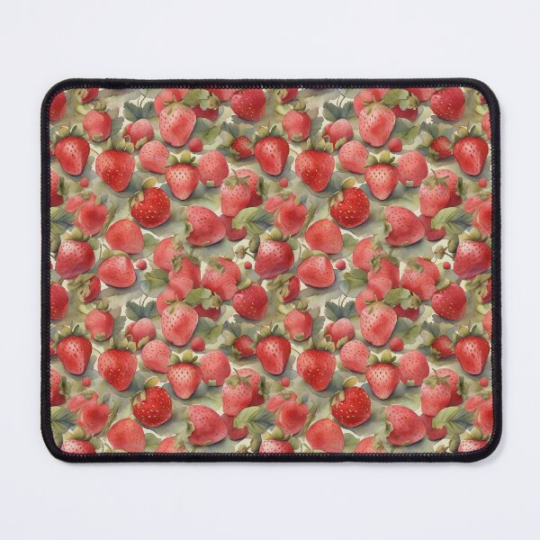 Item preview, Sweet Harvest Symphony: Strawberry Fields Watercolor Pattern designed and sold by Honlov.