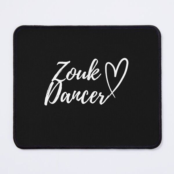 Item preview, White text Zouk Dancer with Heart | Gift with Love for Zouk Dancer designed and sold by PakoArtStudio.