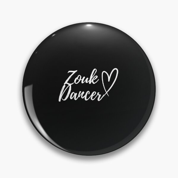 Item preview, White text Zouk Dancer with Heart | Gift with Love for Zouk Dancer designed and sold by PakoArtStudio.