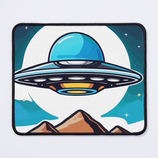 Item preview, UFO over desert designed and sold by StickerLab4.