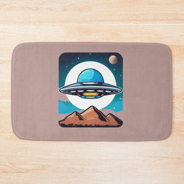 Item preview, UFO over desert designed and sold by StickerLab4.