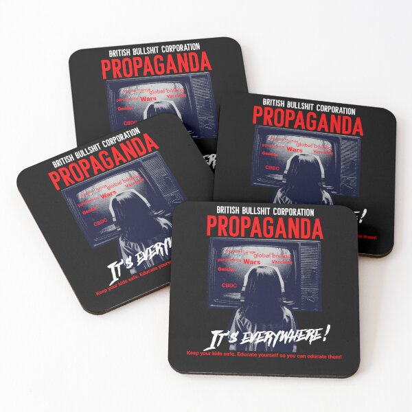 Item preview, British Bullshit Corporation - Anti Propaganda Merch designed and sold by PurebloodDesign.