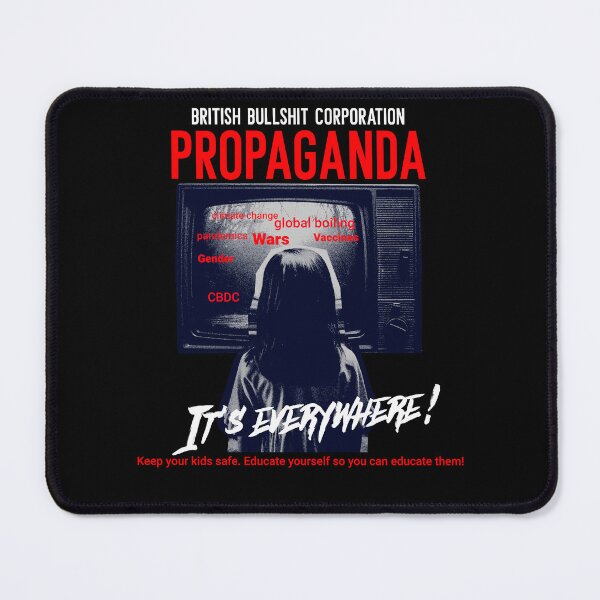 Item preview, British Bullshit Corporation - Anti Propaganda Merch designed and sold by PurebloodDesign.