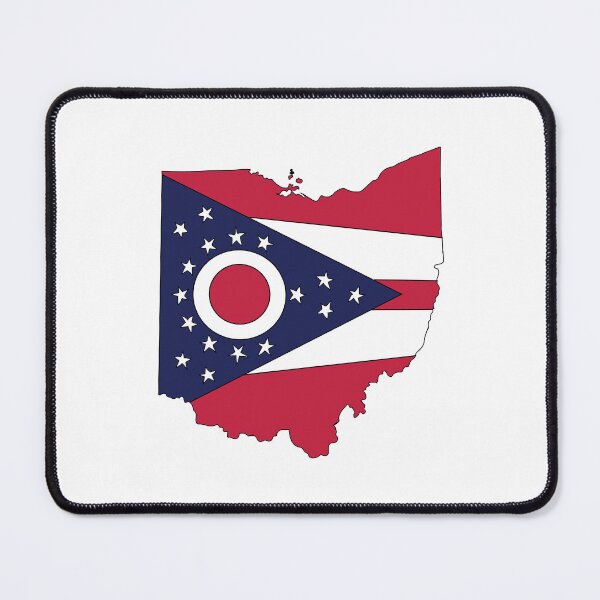 Item preview, Ohio state shape flag designed and sold by Rachael Taylor.