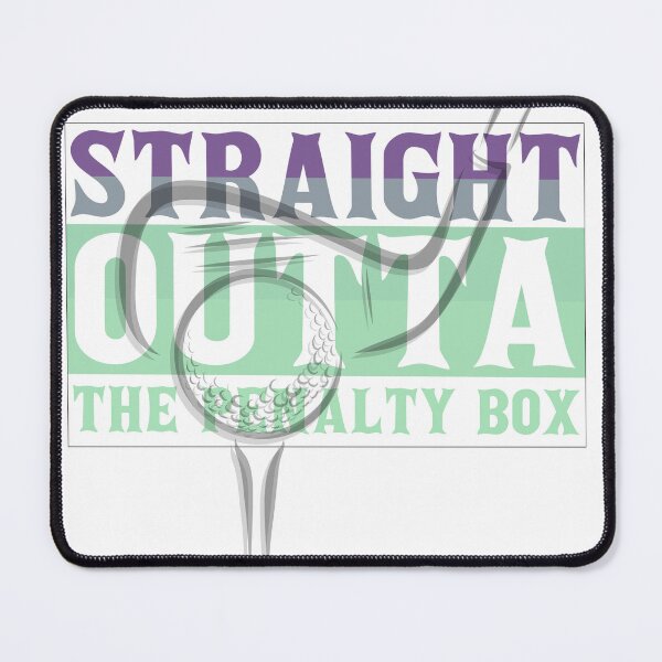 Item preview, Straight Outta The Penalty Box T-Shirt Funny Ice Hockey Tee designed and sold by BYTRINOOO.