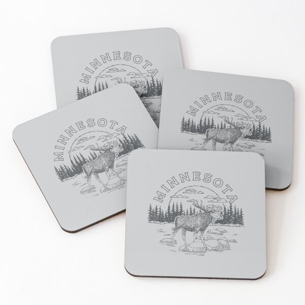 Item preview, Minnesota Moose (Green) designed and sold by Sarah Lumley.