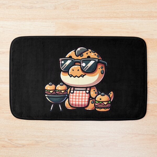 Item preview, Grill Master Dino: BBQ King T-Shirt Design designed and sold by RGShirtWorks.