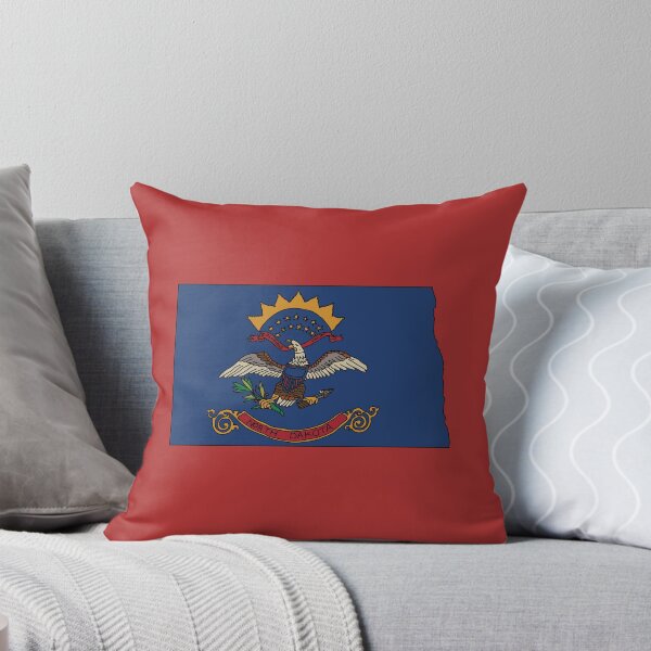 Item preview, North Dakota state shape flag designed and sold by Rachael Taylor.