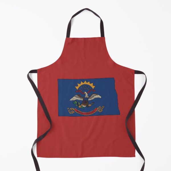 Item preview, North Dakota state shape flag designed and sold by Rachael Taylor.